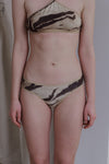 BASERANGE Flared Shorts UNBE Collection France Portugal BAS-UNBE-BLP-AU23-HUWEN Tiger Stripe UNBE-BL